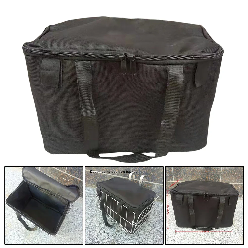 Mountain Biking Fanny Pack - Cesta colgante plegable para bicicleta de