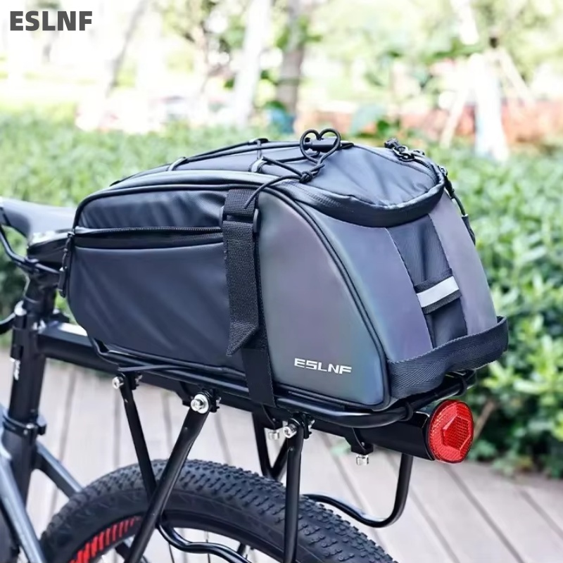 Mountain Biking Fanny Pack - ESLNF-Bolsa reflectante de gran capacidad para
