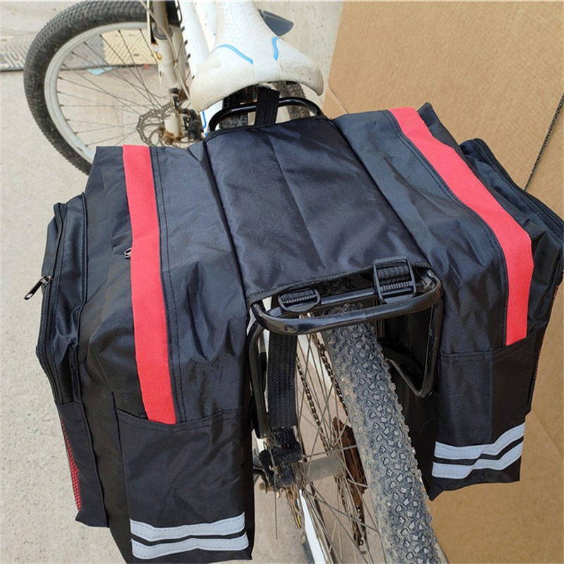Mountain Biking Fanny Pack - Bolsa para portaequipajes trasero de bicicleta,