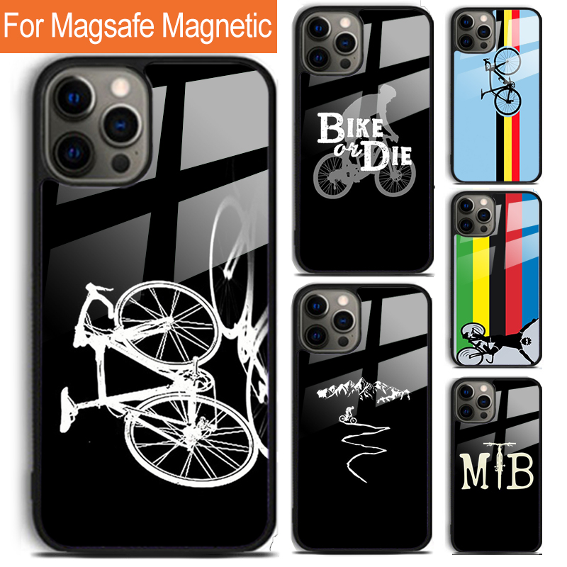 Mountain Biking Logo - Funda de teléfono para bicicleta de