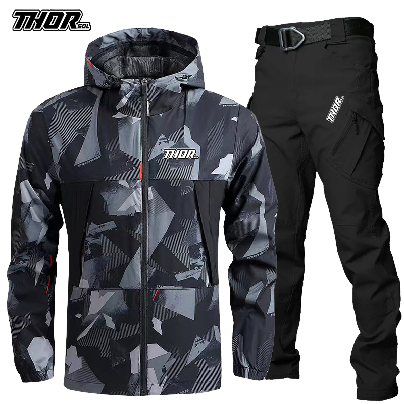 THORSOL-Conjunto De Jersey De  - Mountain Biking Trousers reseña y precio