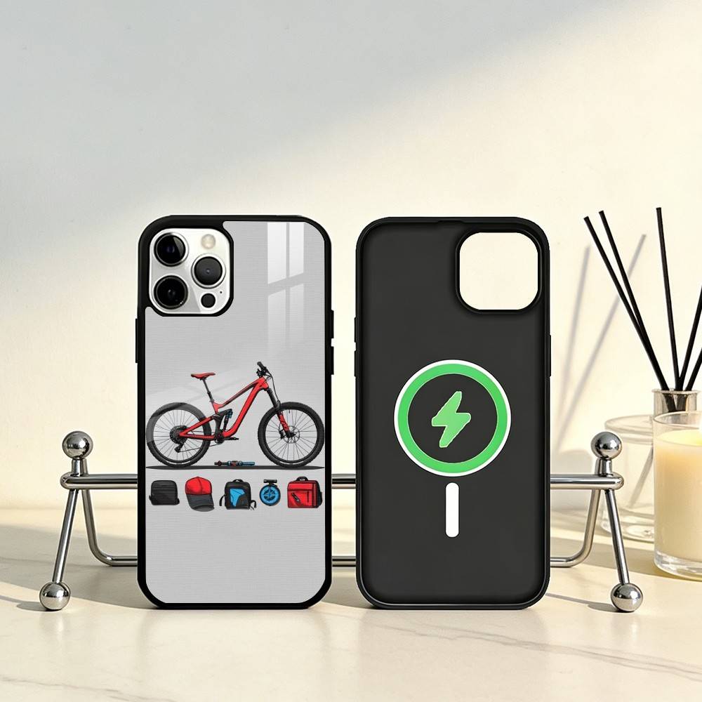 Funda para Teléfono con Diseño - Mountain Biking Logo reseña y precio