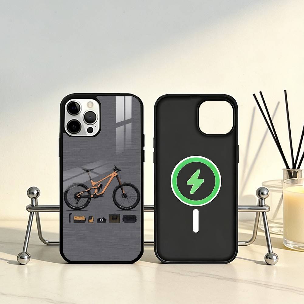 Funda para Teléfono con Diseño - Mountain Biking Logo reseña y precio