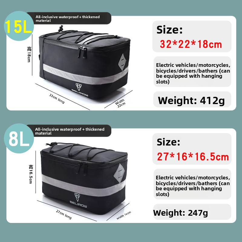 Bolsa trasera de bicicleta de  - Mountain Biking Fanny Pack reseña y precio
